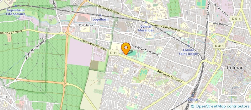 localisation de l'entreprise AVCI ETANCHEITE  COLMAR