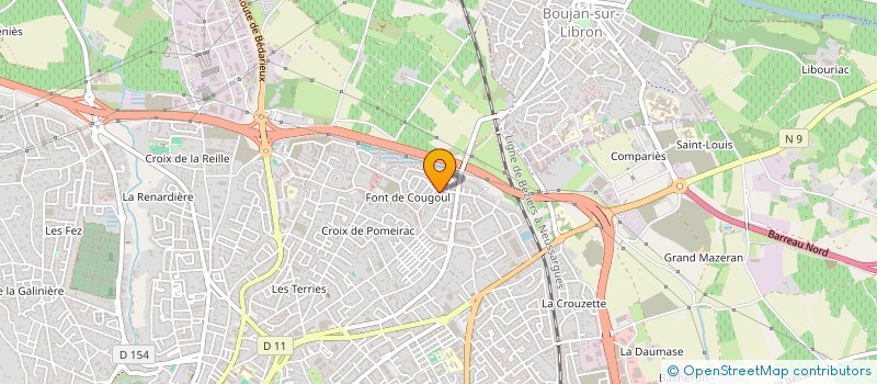 localisation de l'entreprise AVCI FILS CONSTRUCTION  BEZIERS