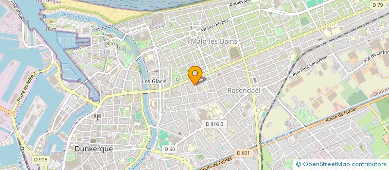 localisation de l'entreprise AVCO à DUNKERQUE