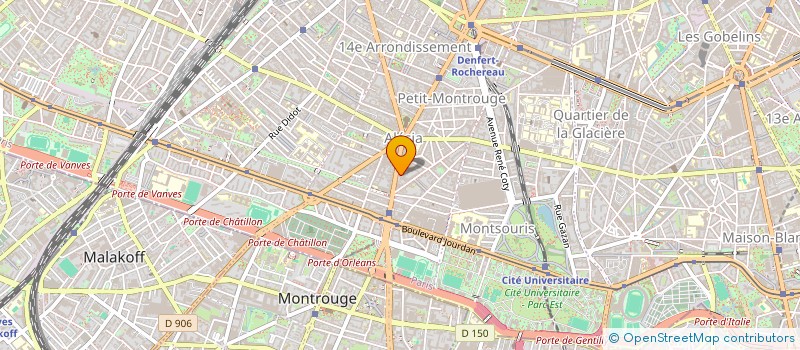 localisation de l'entreprise AVCO à MONTROUGE