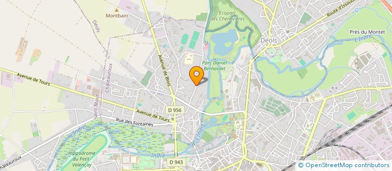 localisation de l'entreprise AVCORP à CHATEAUROUX