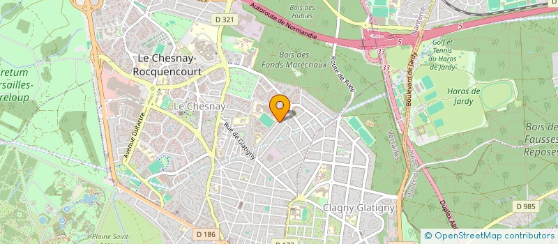 localisation de l'entreprise AVCV24  LE CHESNAY-ROCQUENCOURT