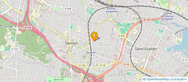 localisation de l'entreprise AVD à SANNOIS