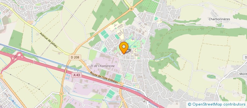 localisation de l'entreprise AVD à BOURGOIN-JALLIEU