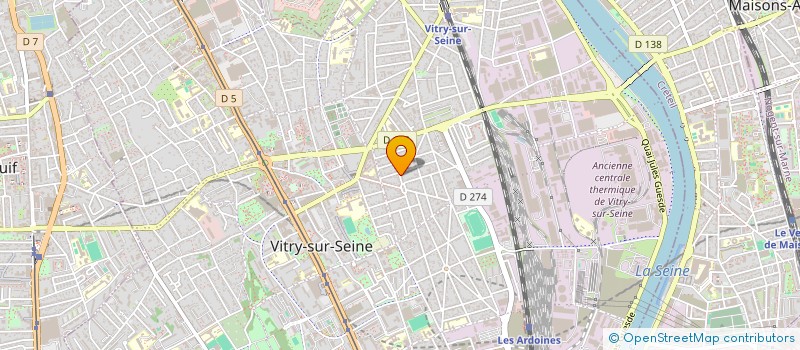 localisation de l'entreprise AVD  VITRY-SUR-SEINE