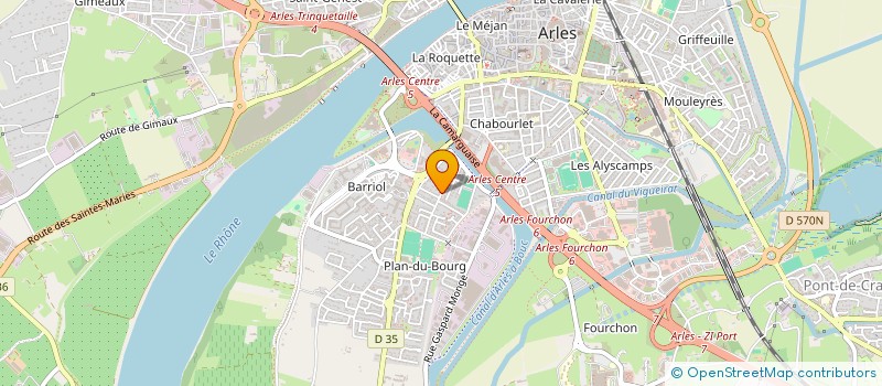 localisation de l'entreprise AVD SURETE à ARLES