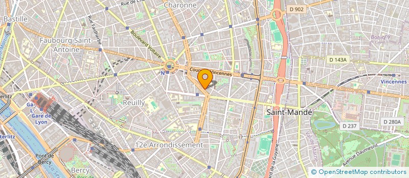 localisation de l'entreprise AVD TP à PARIS