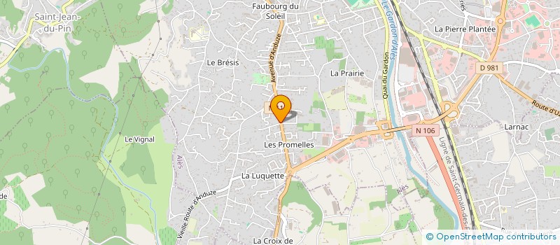 localisation de l'entreprise AVDA  ALES