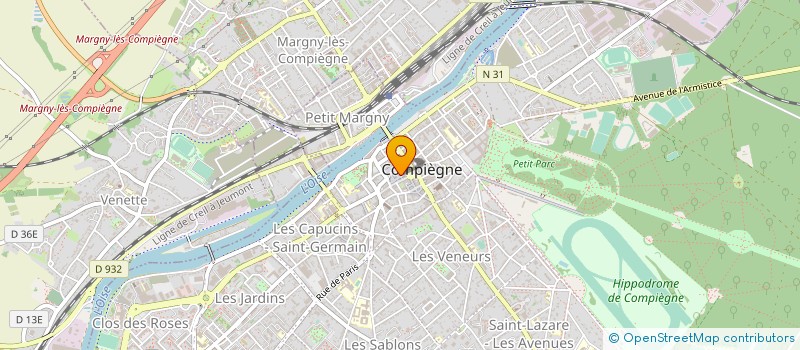 localisation de l'entreprise AVDO APPLIC VALORISAT DECHETS ORGANIQUES à COMPIEGNE