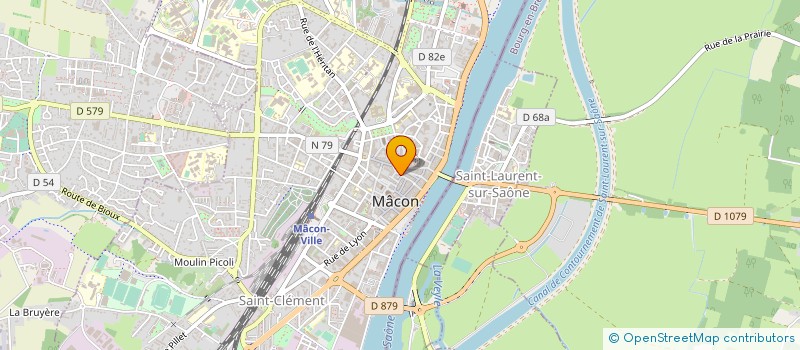 localisation de l'entreprise AVE à MACON