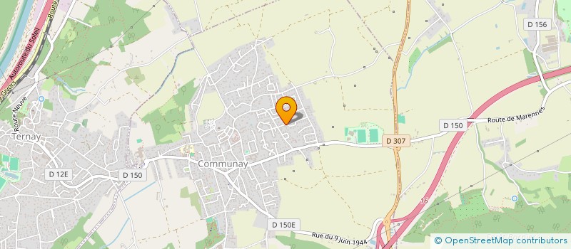 localisation de l'entreprise AVE  COMMUNAY