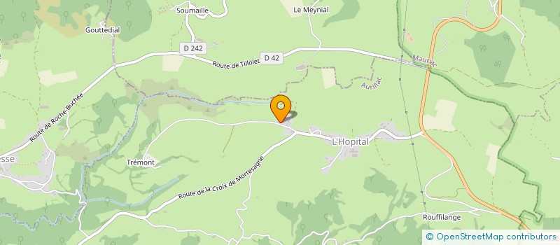 localisation de l'entreprise AVE - AD VINAM ETERNAM à SAINT-CIRGUES-DE-MALBERT