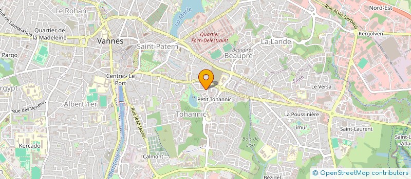 localisation de l'entreprise AVE FAMILIA IMMO à VANNES