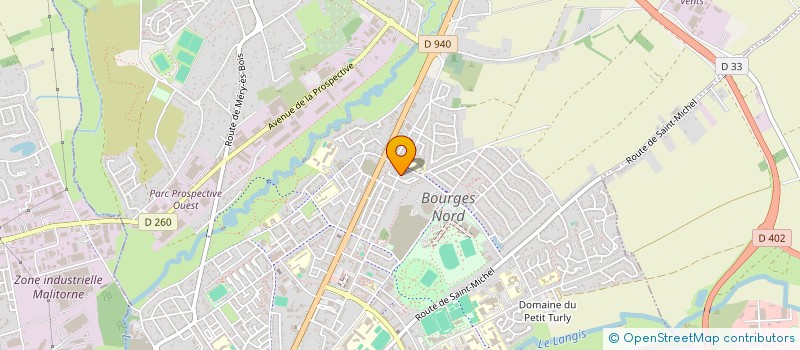 localisation de l'entreprise AVE IMMO  BOURGES