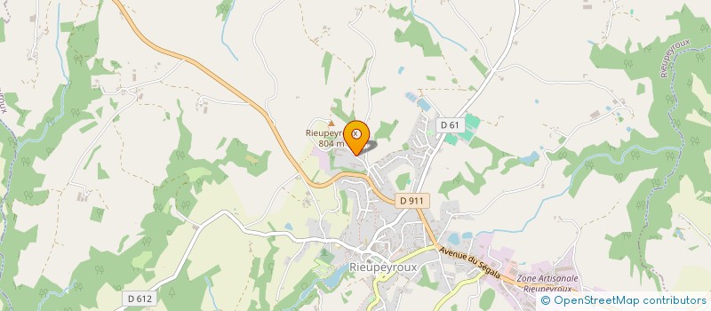 localisation de l'entreprise AVE LEVAGE  RIEUPEYROUX