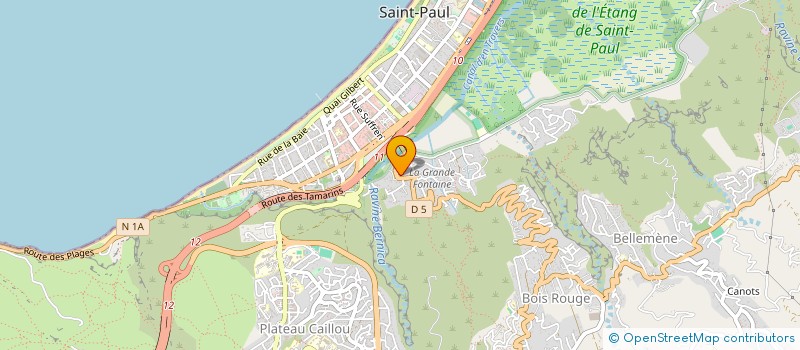 localisation de l'entreprise AVE RUN à SAINT-PAUL