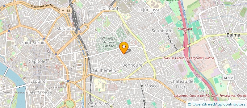 localisation de l'entreprise AVEA à TOULOUSE