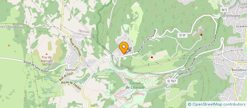 localisation de l'entreprise AVEA  ROYAT