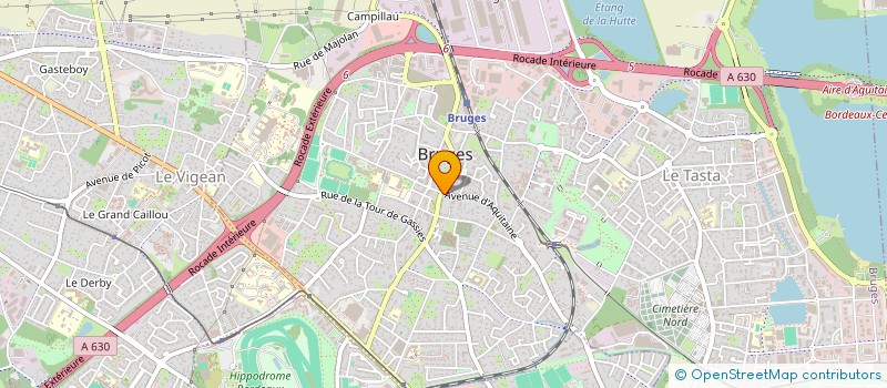 localisation de l'entreprise AVEA  BRUGES