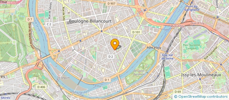 localisation de l'entreprise AVEA BLANCHARD à BOULOGNE-BILLANCOURT