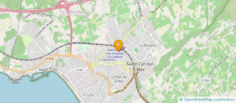 localisation de l'entreprise AVEA CONSEIL à SAINT-CYR-SUR-MER