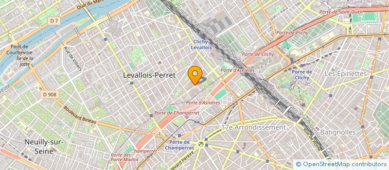localisation de l'entreprise AVEC à LEVALLOIS PERRET