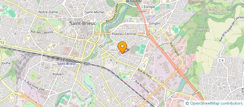 localisation de l'entreprise AVEC + à SAINT-BRIEUC
