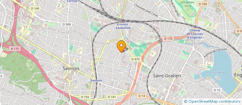 localisation de l'entreprise AVEC  SANNOIS