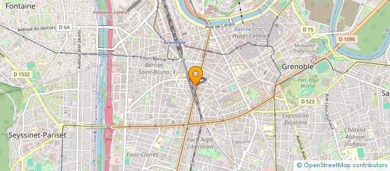 localisation de l'entreprise AVEC à GRENOBLE