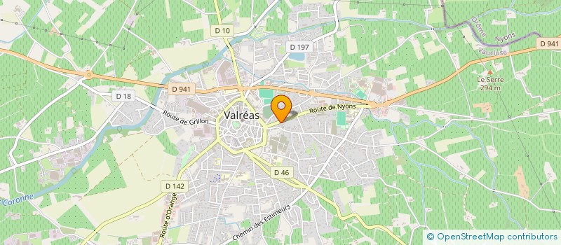 localisation de l'entreprise AVEC à VALREAS