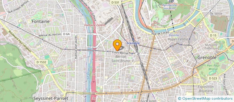 localisation de l'entreprise AVEC  GRENOBLE