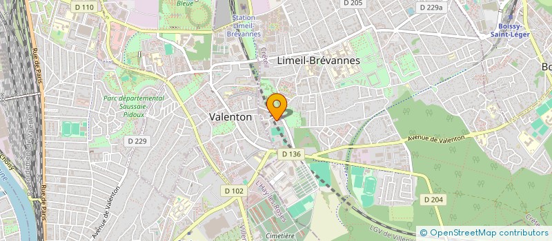 localisation de l'entreprise AVEC à LIMEIL-BREVANNES