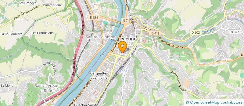 localisation de l'entreprise AVEC ACTION VIENN EVOLUT COMM à VIENNE