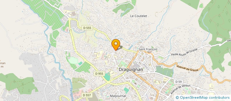 localisation de l'entreprise AVEC ASSO VAROI EXPRE CONTEMPO  DRAGUIGNAN