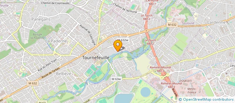 localisation de l'entreprise AVEC BIENVEILLANCE POUR LE CORPS  TOURNEFEUILLE