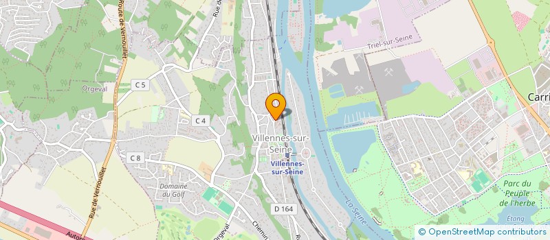 localisation de l'entreprise AVEC BRIO CONSEIL  VILLENNES-SUR-SEINE