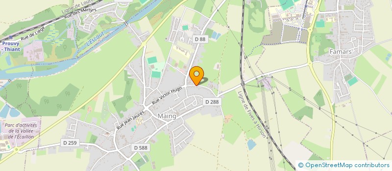 localisation de l'entreprise AVEC DES AILES...CIE THEATRALE PROFES  MAING