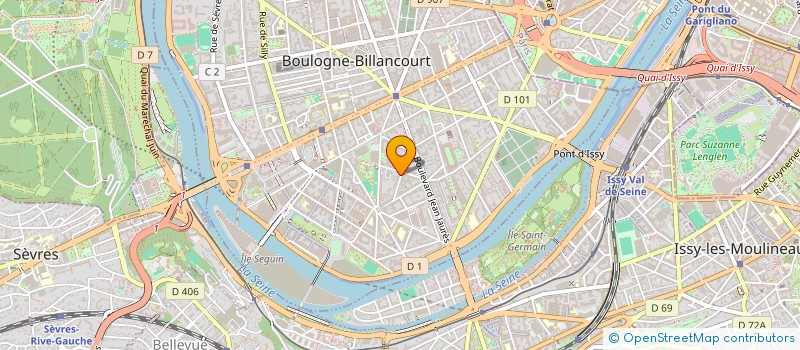 localisation de l'entreprise AVEC DES MOTS à BOULOGNE-BILLANCOURT