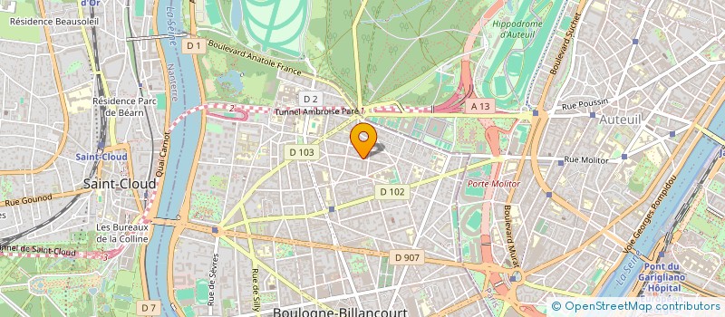 localisation de l'entreprise AVEC DES POCHOIRS à BOULOGNE-BILLANCOURT