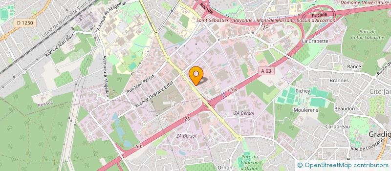 localisation de l'entreprise AVEC DIABILIVE à PESSAC
