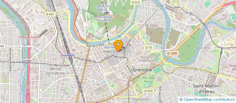 localisation de l'entreprise AVEC EUX  GRENOBLE