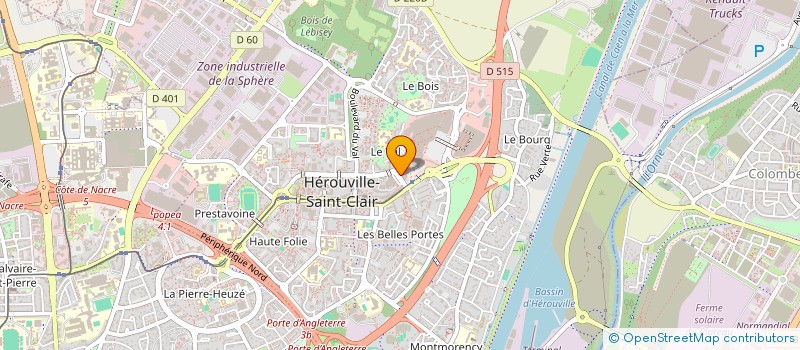 localisation de l'entreprise AVEC L'IMMOBILIER à HEROUVILLE-SAINT-CLAIR