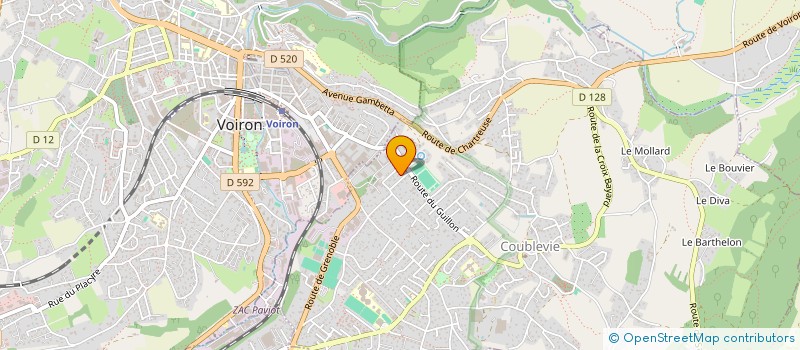 localisation de l'entreprise AVEC LC  COUBLEVIE