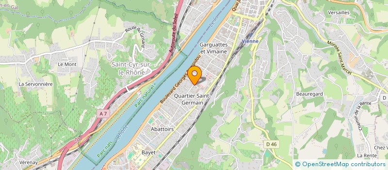 localisation de l'entreprise AVEC LE BLUES à VIENNE