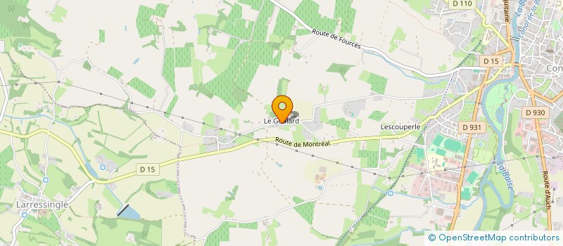 localisation de l'entreprise AVEC LES ARBRES  CONDOM