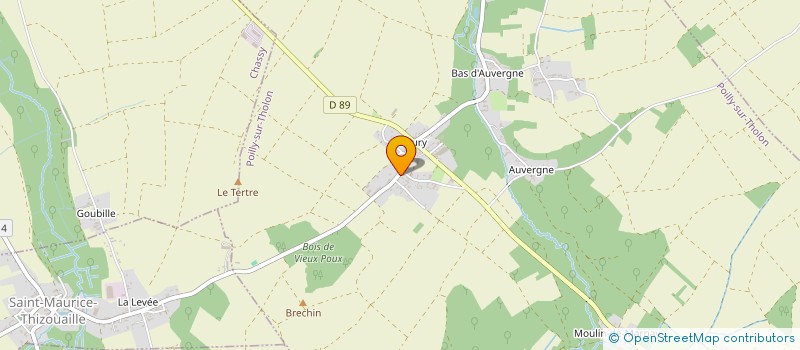localisation de l'entreprise AVEC OU SANS à POILLY-SUR-THOLON