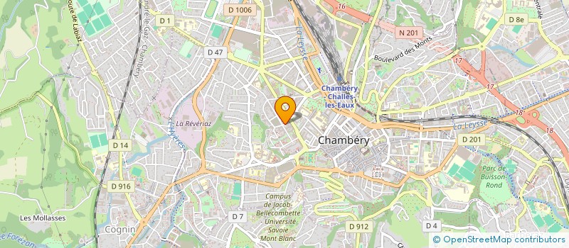 localisation de l'entreprise AVEC PAPIERS  CHAMBERY