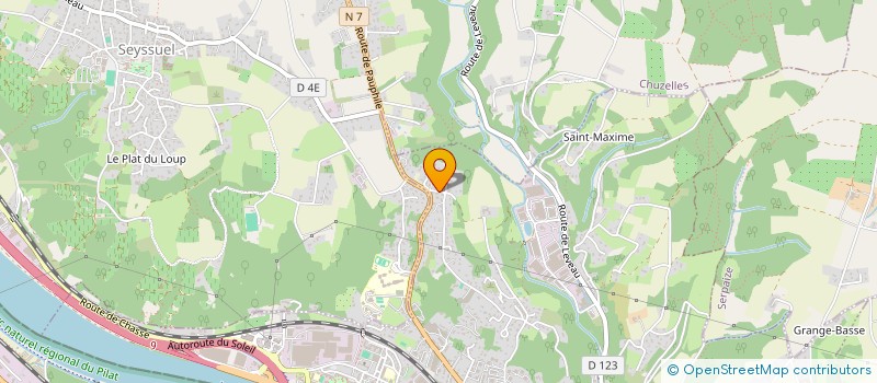 localisation de l'entreprise AVEC, PAR & POUR à VIENNE