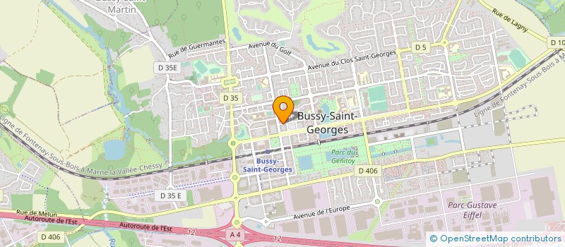 localisation de l'entreprise AVEC PASSION à BUSSY-SAINT-GEORGES