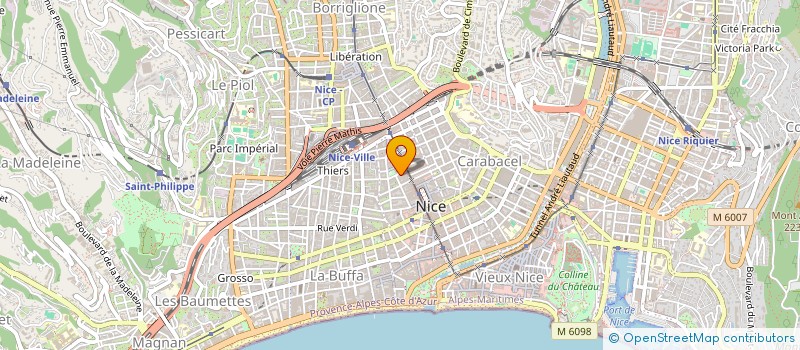 localisation de l'entreprise AVEC PRAXIS à NICE